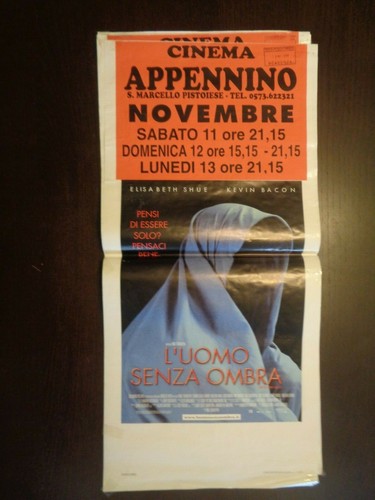 Locandina uomo senza - l'uomo, ombra