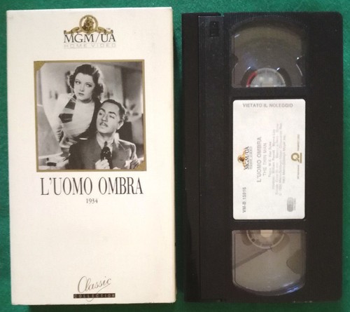 Vhs uomo ombra film giallo - vhs,