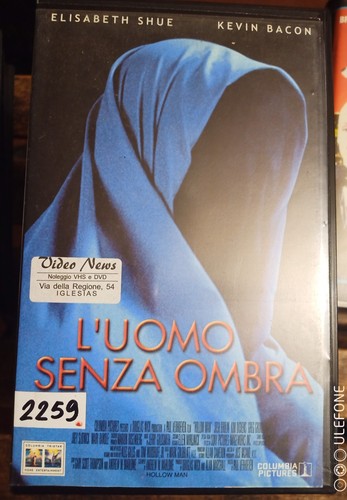 Vhs uomo senza - vhs, "l'uomo